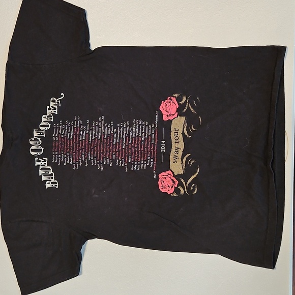 Blue October 2014 Sway Tour T-Shirt SMALL - Picture 2 of 4